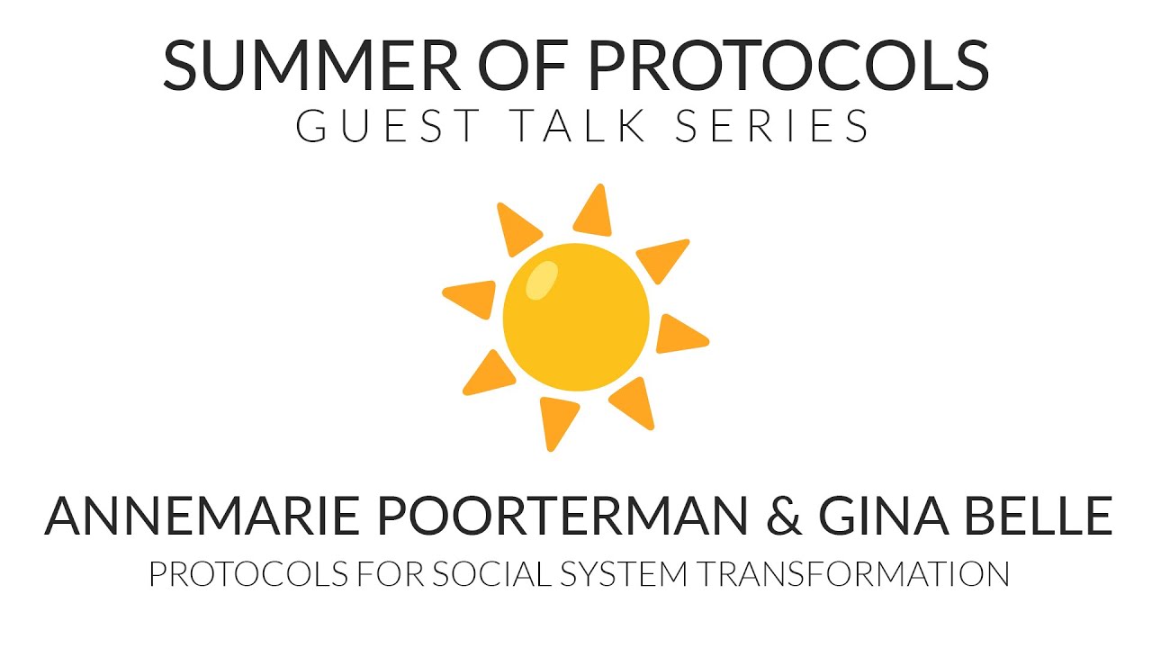 Guest Talk with Annemarie Poorterman and Gina Belle | Protocols for Social System Transformation