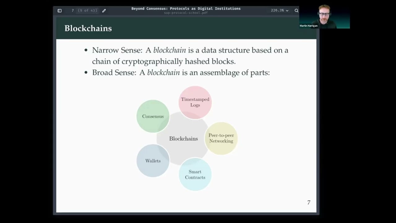 Beyond Consensus - Protocols as Digital Institutions - Martin Harrigan